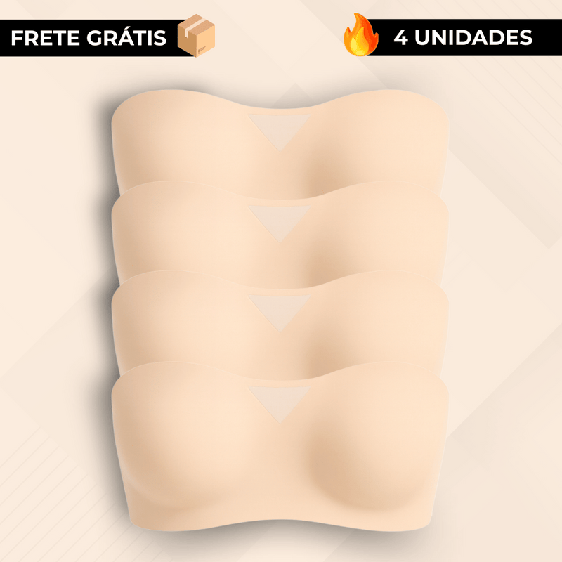 Sutiã Maya - Sem Alças, Confortável e Antiderrapante [PAGUE 3 LEVE 4]!