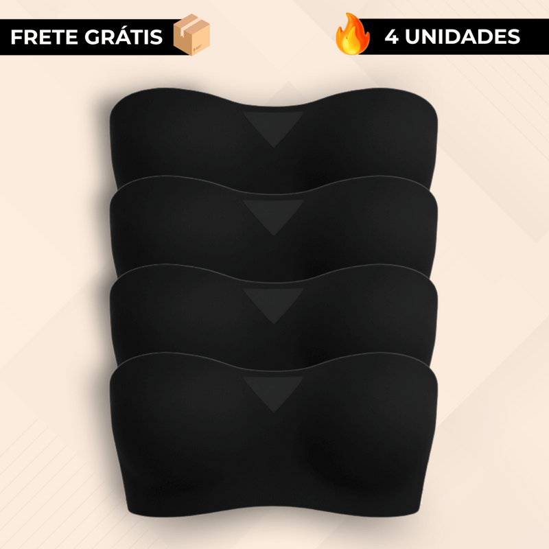 Sutiã Maya - Sem Alças, Confortável e Antiderrapante [PAGUE 3 LEVE 4]!