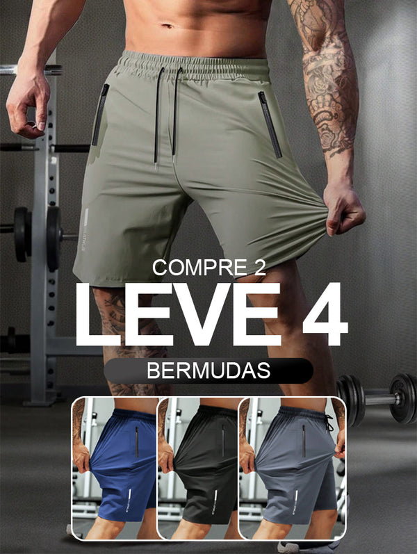 [KIT 4] Shorts Masculinos UrbanFlex