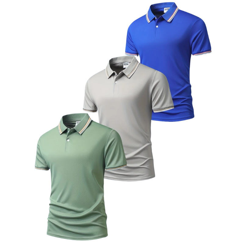 Combo 3 - Camiseta Masculina Anti Amassado, Anti Odor e Ultra Confortável!